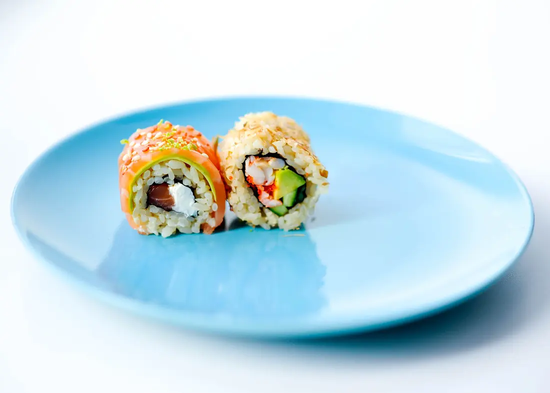 Rolls with different coloured wrappers